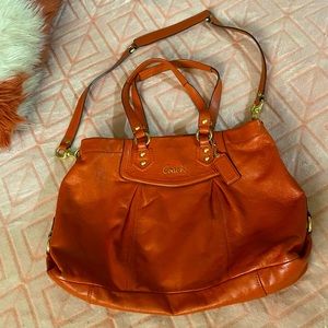 Gorgeous leather Coach bag